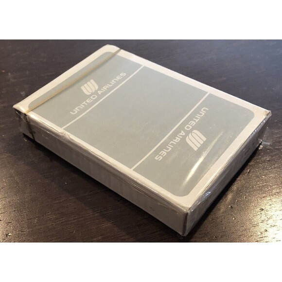VTG United Airlines Playing Cards Deck New Sealed Gray Travel Aviation - Picture 3 of 5